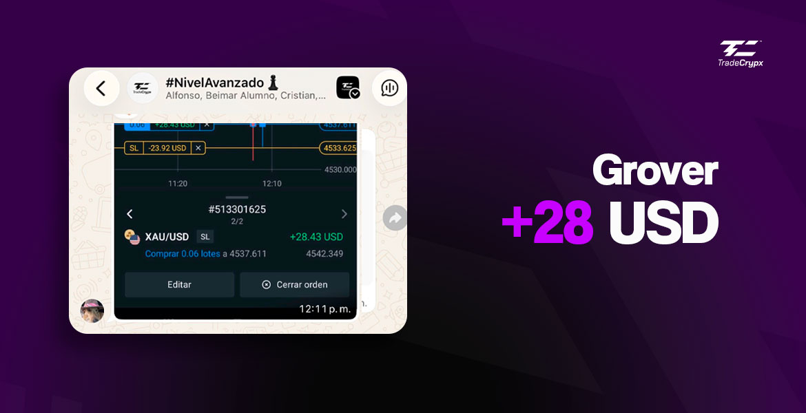 Grover +28 USD